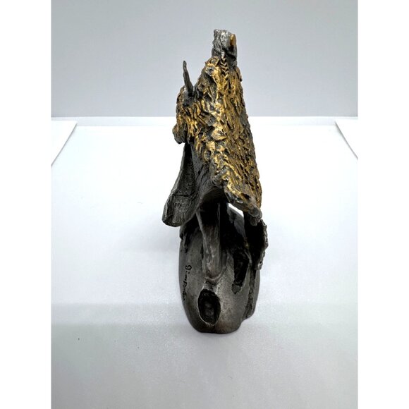 Franklin Mint Chief Joseph Pewter Sculpture by Jim Ponter 1982 Box Booklet Vinta - Picture 9 of 16